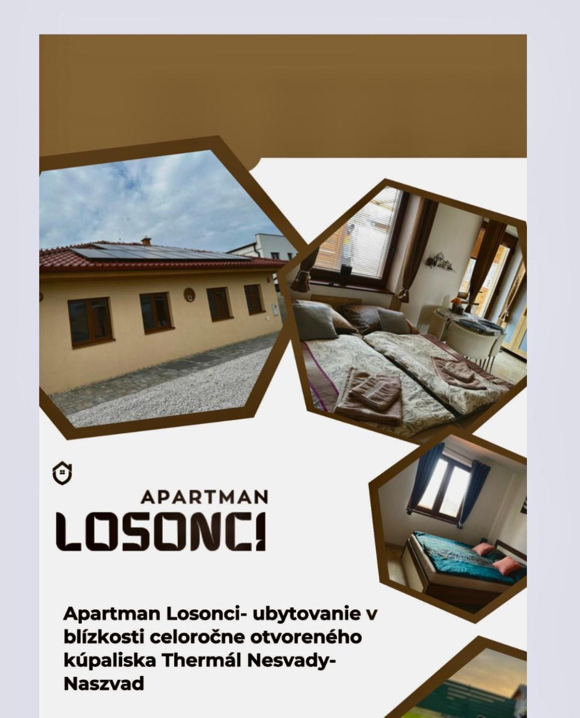 Apartmán LOSONCI pre 2 osoby Nesvady Esterno foto